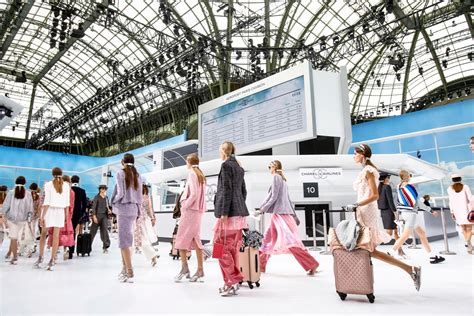 chanel airline show|chanel's airport show.